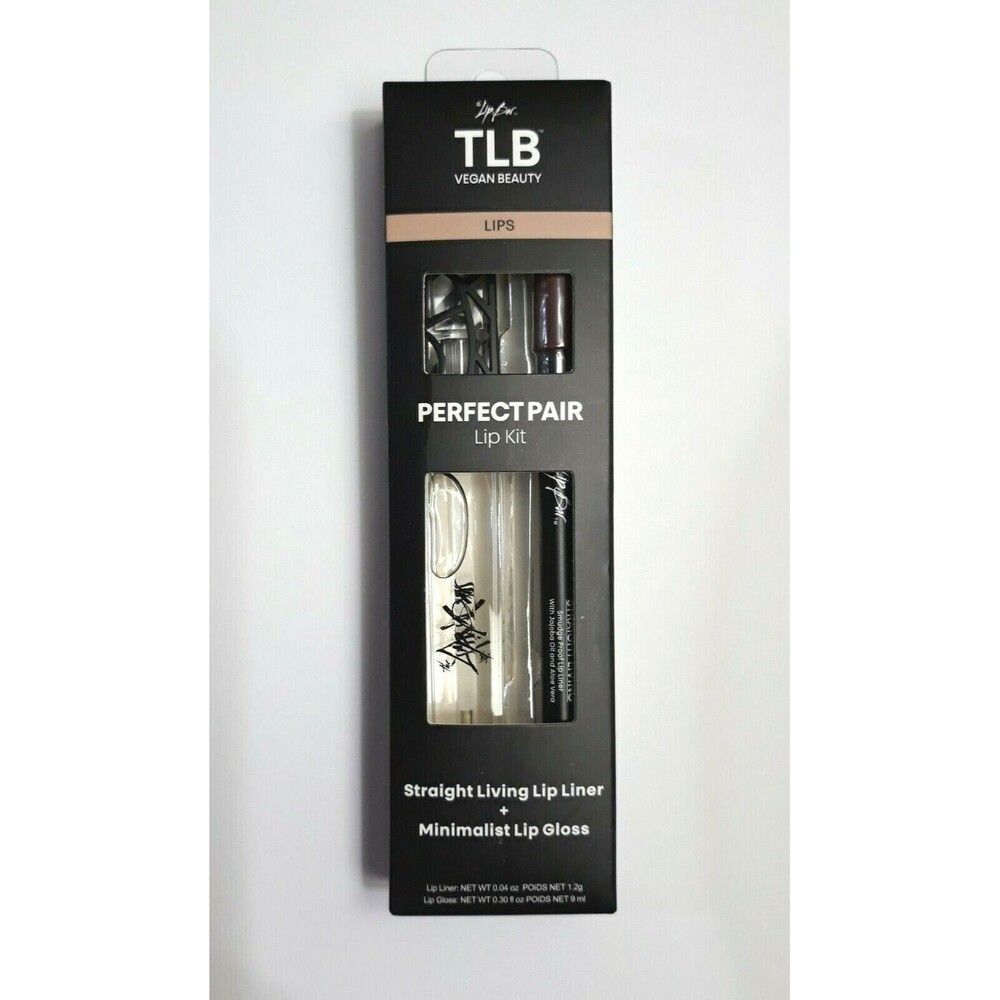 The Lip Bar Vegan Beauty Perfect Pair Lip Liner + Lip Gloss Lip Kit ~ MINIMALIST